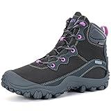 XPETI Women's Dimo Mid Waterproof Outdoor Hiking Boot Non Slip Trekking Boots