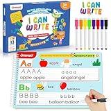 Preschool Learning Activities Kindergarten Books - Learning Educational Toys Tracing Books - I Can Write Handwriting Practice Activity Book, Travel Toys Christmas Birthday Gifts for Kids Ages 3-6