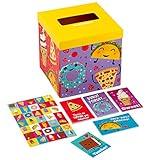 Hallmark Valentines Day Cards and Mailbox for Kids School Classroom Exchange, Punny Foods (1 Box, 32 Valentine Cards, 35 Stickers, 1 Teacher Card)