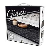 Giani Granite Countertop Paint Kit 2.0-100% Acrylic (Bombay Black)