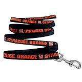 NCAA PET Leash, Large, Syracuse Orange, Dog Leash, Shiny & Colorful Leash for Dogs & Cats Licensed by The NCAA