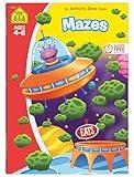 School Zone Mazes Workbook: 64 Pages, Preschool, Kindergarten, 1st Grade, Maze Puzzles, Follow Paths, Problem-Solving, Ages 4-6 (Activity Zone Book Series)