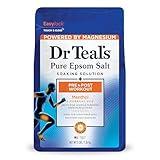 Dr Teal's Epsom Salt Magnesium Soak, Pre & Post Workout with Menthol & Essential Oils, 3 lbs