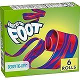 Betty Crocker Fruit Snacks, Fruit by the Foot, Berry Tie-Dye, 6 Rolls, 0.75 oz Each (Pack of 12)