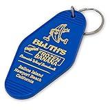Chillkat Vintage Motel Hotel Keychain (Blue/Gold, Bluth's Frozen Banana Stand)