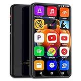 144GB MP3 Player with Bluetooth and WiFi, Ninsiden 4" HD Full-Color Touch Screen MP3 Player with Spotify, Amazon Music,YouTube, Pandora, Libby, Android Mainstrem Media MP4 Music Player for Kids,Black