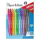 Paper Mate InkJoy 100RT Retractable Ballpoint Pens, Medium Point (1.0mm), Assorted, 20 Count