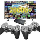 Retro Game Console,Retro Game Stick with 20,000+ Games,4k Hdmi Output Game Stick,TV-Connectable Game Stick,Plug and Retro Play Video Games for Tv,Wireless Game Stick（64GB）