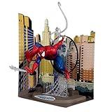 McFarlane Toys - Marvel Spider-Man 1:6th Scale Posed Figure with Scene & Comic (Based on The Amazing Spider-Man #301)