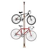 RAD Cycle Woody Bike Stand Bicycle Rack Storage or Display Holds Two Bicycles and is Constructed of Stylish Hard Wood