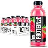 Protein2o 20g Whey Protein Isolate Infused Water Plus Electrolytes, Sugar Free Sports Drink, Ready To Drink, Gluten Free, Lactose Free, Strawberry Watermelon, 16.9 oz Bottle (12 Count)