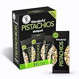 Wonderful Pistachios In Shell, Roasted & Salted Nuts, 1.5 Ounce Bag (Pack of 9), Protein Snacks, On-the-Go, Individually Wrapped Healthy Snacks for Adults