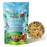Bird Street Bistro Parrot Food for Parakeets & Cockatiels - Hearty Veggies - 20 oz - Cooks in 3-15 min, Natural & Organic Grains, Fruits & Vegetables - USA Made