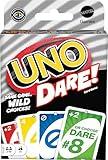 Mattel Games ​UNO Dare Card Game for Family & Game Nights Featuring Challenging & Silly Dares from 3 Different Categories