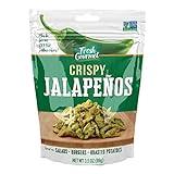 Fresh Gourmet Crispy Lightly Salted Jalapenos | Low Carb | Crunchy Snack and Salad Topper | 3.5 Ounce, Pack of 6