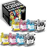 ColorPrint Compatible LC203 Ink Cartridge Replacement for Brother LC203XL LC-203XL LC203CL LC203BK for MFC-J4320DW MFC-J885DW MFC-J4620DW MFC-J5520DW MFC-J5620DW MFC-880DW Printer (8-Pack,2B,2C,2M,2Y)