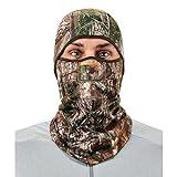 Ergodyne - 16833 N-Ferno 6823 Balaclava Ski Mask, Wind-Resistant Camo Face Mask, Hinged Design to Wear as Neck Gaiter, RealTree Camouflage, One size