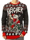 Ugly Christmas Party Unisex Ugly Christmas Sweater Sleigher-XL Sleigher Black