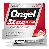 Orajel 3X for Toothache & Gum Pain: Maximum Gel Tube 0.42oz - From #1 Oral Pain Relief Brand - Orajel for Instant Pain Relief