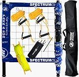 Park & Sun Sports Spectrum Classic: Portable Professional Outdoor Volleyball Net System, Denim Blue