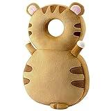 Baby Walker Head Protector Toddler Adjustable Baby Head Protection Backpack Wear Safety Pad (Tiger)