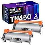 E-Z Ink Compatible Toner Cartridge Replacement for Brother TN450 TN420 TN-450 TN-420 Compatible with HL-2270DW HL-2280DW HL-2230 MFC-7360N MFC-7860DW DCP-7065DN Intellifax 2840 2940 (2 Black)