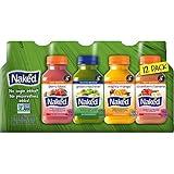 Naked Variety Pack Juice Smoothie Mighty Mango , Green Machine, Berry Blast Total 12 Pack