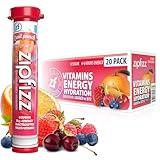 Zipfizz Healthy Energy Drink Mix, Hydration with B12 and Multi Vitamins, Fruit Punch, 20 Tubes (Pack of 1)