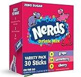 Nerds, Variety – Powder Drink Mix, Delicious hydration, Makes 30 Drinks