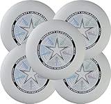 Discraft Ultimate Disc Players Pack – Five Pack of UltraStars | White | Official USA Ultimate & WFDF Disc | 175g