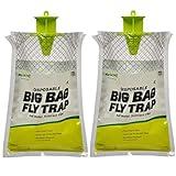 RESCUE! Big Bag Fly Trap – Disposable, Outdoor Use - 2 Traps