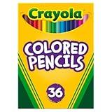 Crayola Colored Pencils (36ct), Kids Pencils Set, Arts & Crafts Supplies, Coloring Book Pencils, Gifts for Kids & Toddlers, Ages 3+