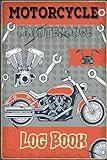 Motorcycle Maintenance Log Book: Service and Repairs, Monthly Maintenance, Safety Check, Oil Changes, Road Trips