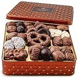 Chocolate Gift Basket, Candy Food Arrangement Platter, Gourmet Snack Box, Holiday Present Idea, Corporate Him & Her, Men Women Sympathy Family Parties & Get Well- Bonnie & Pop