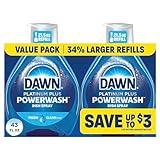 Dawn Powerwash Fresh Dish Spray, Liquid Dish Soap, Dish Soap Refill, Dish Detergent Liquid, 2 Refills, 43 Fl Oz