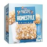 Rice Krispies Treats Homestyle Marshmallow Snack Bars, Kids Snacks, Lunch Snacks, Original, 27.9oz Box (24 Bars)