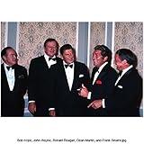 John Wayne The Duke 8 Inch x 10 Inch Photo Tuxedos w/Bob Hope, Ronald Reagan, Dean Martin & Frank Sinatra kn
