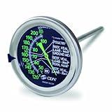 CDN Ovenproof Meat Thermometer – Glow | ProAccurate®, Temperature Guide on 2" Dial - Easy-to-Read in Low Light - Poultry, Roasting, Waterproof, NSF Certified - IRM200-GLOW