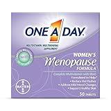 One A Day Women's Menopause Multivitamin with Vitamin A, Vitamin C, Vitamin D, Vitamin E and Zinc for Immune Health Support, Bone health, 50 Count