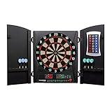 Arachnid Cricket Maxx 1.0 Electronic Dartboard Cabinet Set,Black