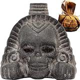 Real Screaming Aztec Death Whistle from ZBOSS by ITZCOEHUA - Loudest Authentic Human Sounding Screams 125+ Decibels Loud, Collectible, Aztec Design in Black Obsidian, Self defense