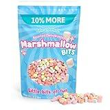 Palm and Plenty Dehydrated Marshmallow Bits | For Cereal, Hot Chocolate, Cocoa, Ice Cream and Desserts | Irresistible Sweet Treats for Snacking and Baking - Assorted (1.1 Lb Bag)