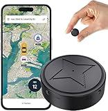 GPS Tracker for Vehicles, Strong Magnetic Car Vehicle Tracking Anti-Lost, No Monthly Fee, No Subscription, Multi-Function GPS Mini Locator with Free App, 2025 Upgraded