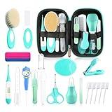 Baby Healthcare and Grooming Kit for Newborn Kids, 36PCS Upgraded Safety Baby Care Kit, Newborn Nursery Health Care Set, Baby Care Products (Green)