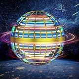 LEMATRIX 2025 Flying Orb Ball Toy, Hover Ball Boomerang Fly Fidget Spinner, Cool Toys Gifts for 6 7 8 9 10 11 12+ Years Old boy Girls Teens, Hand Mini Drone Cosmic Globe , Indoor Outdoor Toys(Golden)