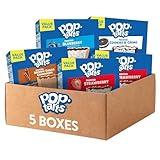 Pop-Tarts Toaster Pastries, Breakfast Foods, Kids Snacks, Variety Pack (5 Boxes, 60 Pop-Tarts)