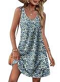 Spring Dresses for Women 2025 Summer Loose Trendy Easter Casual Beach Dress Sundresses Trendy Floral 05 L