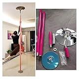 FOTN Stripper Pole,Dance Pole， Adjustable Dancing Pole Spinning,Aerial Pole Dance Pole,Stripper Pole Fitness Exercise Equipment(Silicone 2.3-3.5 M (7.5-11.5 Ft))