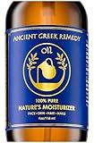 Ancient Greek Remedy After Shower Body Oil for Women - Organic Face Oil & Body Moisturizer for Dry Skin with Sweet Almond, Jojoba, Olive, Lavender and Vitamin E Oil - Natural Clean Skincare, 4 oz