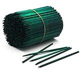 Royal Imports Green Wood Plant Stake, Floral Picks, Wooden Sign Posting Garden Sticks (Approx 100 Pcs) - 6 Inch